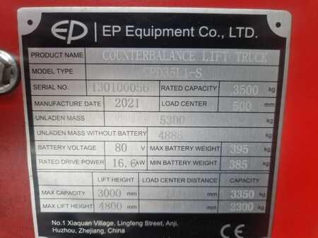 Elektro čtyřkolový VZV 2021  EP Equipment CPD35L1S (5) 