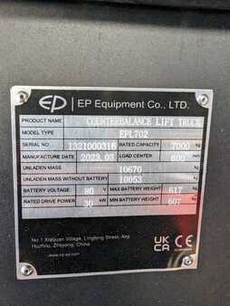Elektro čtyřkolový VZV 2023  EP Equipment EFL 702 (15)