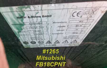 3-wiel elektrische heftrucks 2012  Mitsubishi FB18CPNT (6)