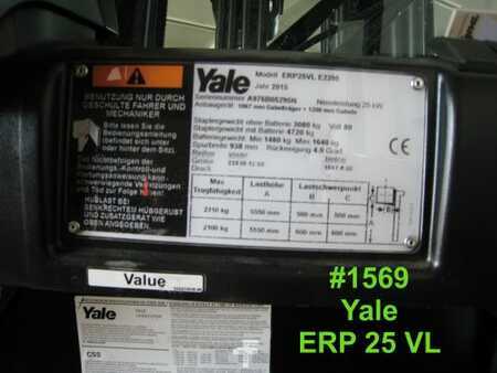 Eléctrica de 4 ruedas 2015  Yale ERP 25 VL (9)