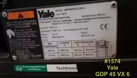 Diesel truck 2015  Yale GDP45VX6 (7)