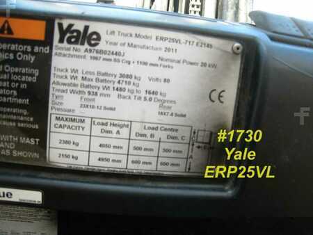 Eléctrica de 4 ruedas 2011  Yale ERP 25 VL (5)