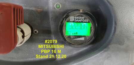 Porta-paletes elétrico 2007  Mitsubishi PBP 16 M (2)