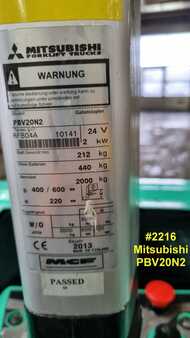 Porta-paletes elétrico 2013  Mitsubishi PBV20N2 (5)