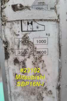 Wózek wysokiego podnoszenia 2012  Mitsubishi SBP16NI (2)