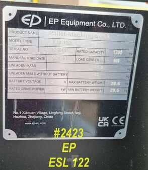 Stoccatore 2024  EP Equipment ESL 122 Li-Ion (4)