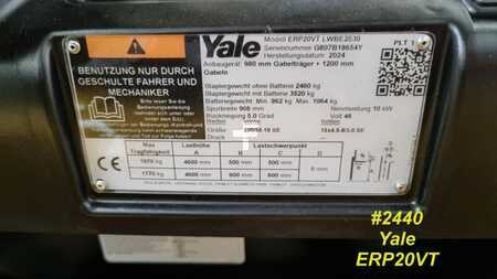 El truck - 3 hjulet 2024  Yale ERP16VT SWB (3)