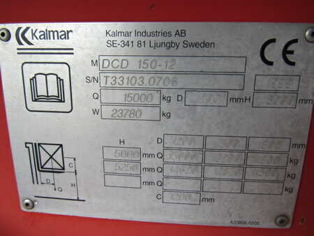 Dieselstapler 1999  Kalmar DCD150-12 (10)