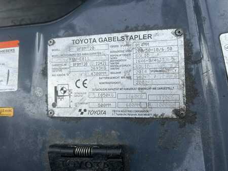 Elektromos 4 kerekű 2014  Toyota 8FBMT20 (8)