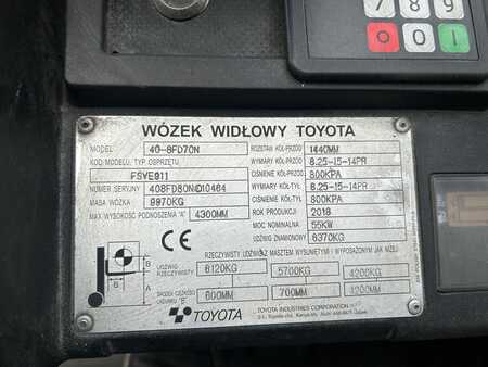 Dieselový VZV 2018  Toyota 40-8FD70N (10)