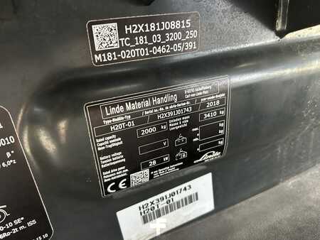Empilhador a gás 2018  Linde H20T-01 (9)