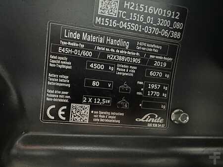 Electric - 4 wheels 2019  Linde E45H-01/600 (9)