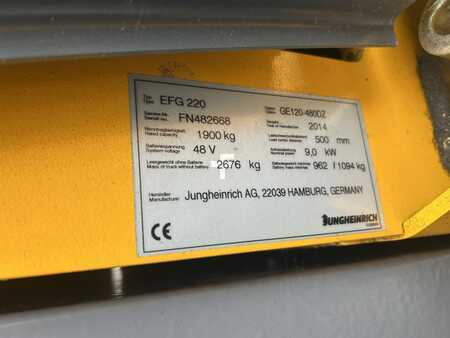 Elektromos 3 kerekű 2014  Jungheinrich EFG220 (9)