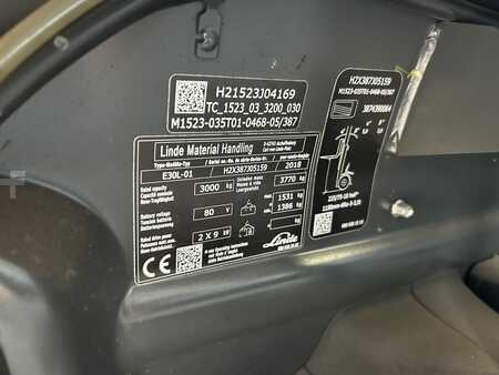 4-wiel elektrische heftrucks 2018  Linde E30L-01 (10)