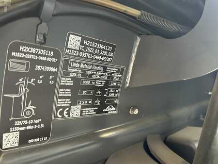 4-wiel elektrische heftrucks 2018  Linde E30L-01 (10)