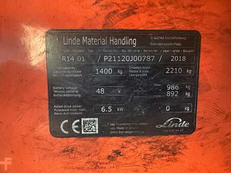 Reach Truck 2018  Linde R14-01 (7)
