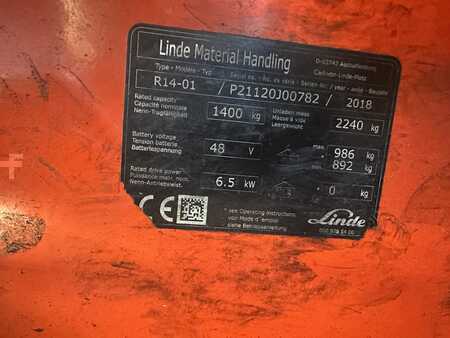 Schubmaststapler 2018  Linde R14-01 (7)