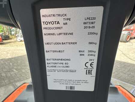 Låglyftare El 2019  Toyota LPE220 (6)