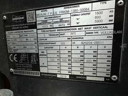 Reach Trucks 2019  Doosan BR16JW-7 PLUS (8)
