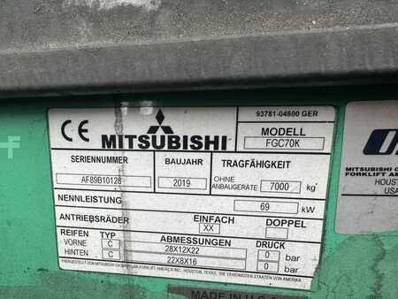 Kompakttargonca 2019  Mitsubishi FGC70K (8)