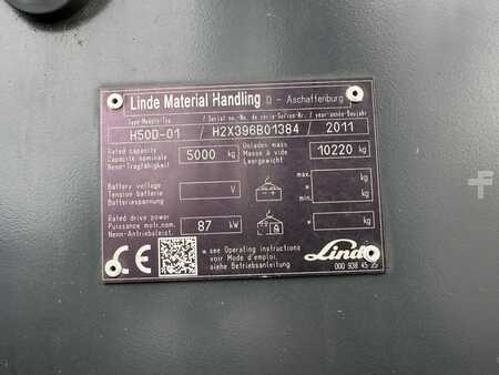 Diesel gaffeltruck 2011  Linde H50D-01 (8)