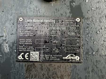 Diesel gaffeltruck 2017  Linde H50D-03 (8)