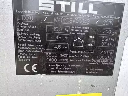 Tractor de arrastre 2019  Still LTX70 (7)