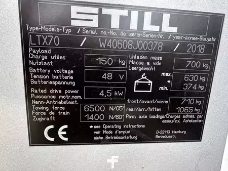 Tractor de arrastre 2018  Still LTX70 (7)