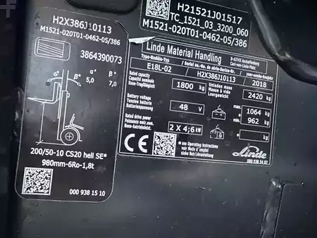 El truck - 3 hjulet 2018  Linde E18L-02 (8)