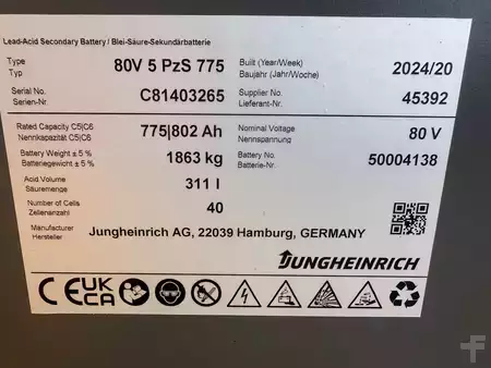 Elektro čtyřkolový VZV 2024  Jungheinrich EFG430 (8)