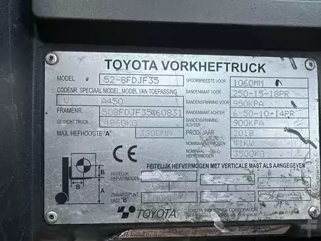 Diesel Forklifts 2018  Toyota 52-8FDJF35 (10)