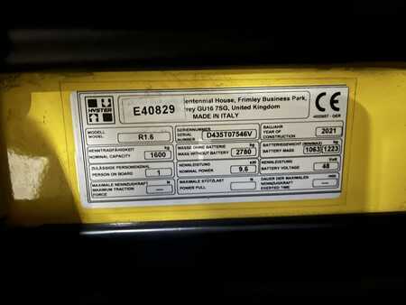 Reach Truck 2021  Hyster R1.6 (4)