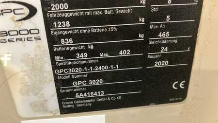 Wózek do komisjonowania poziomego 2020  Crown GPC3020-520-2400 (1)
