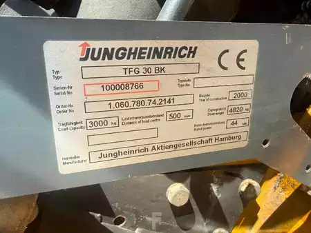 Gas gaffeltruck 2000  Jungheinrich TFG 30 Baujahr 2000/ Stunden 7157 HH 3300 (7)