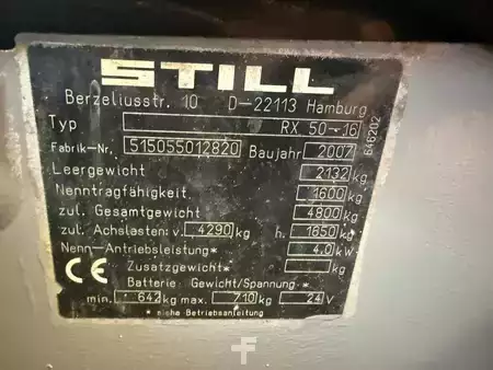 Elektro 3 Rad 2007  Still Still R 50-16 Baujahr 2007 / Akku zellen  2020 (5)