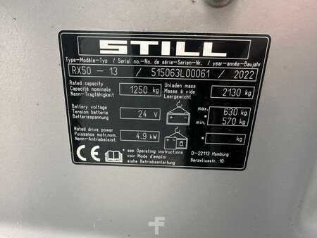 Elektro 3 Rad 2022  Still RX50-13/Baujahr 2022/ Stunden 2464/ HH 3,16M Duplex Freihub (6)