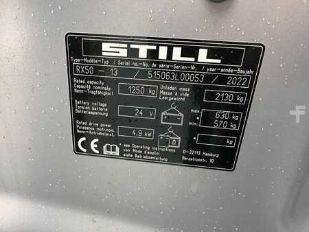 Elektro 3 Rad 2022  Still RX50-13/Baujahr 2022/ Stunden 2389 / HH 3,16M Duplex Freihub (6)