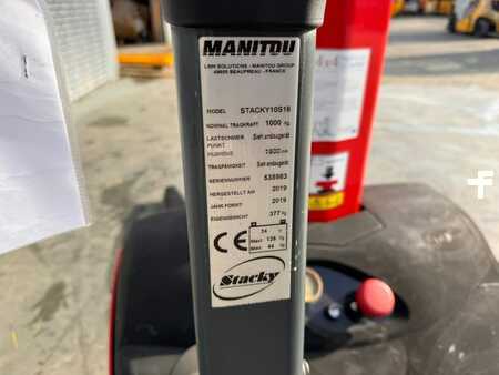 Wózek wysokiego podnoszenia 2019  Manitou Stacky 10S16 Baujahr 2019 Stunden 227 Akku Neu (5)