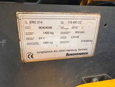 Gerbeurs 2012  Jungheinrich ERC 214 Baujahr 2012 HH 4,3M / Akku 2021 (3)