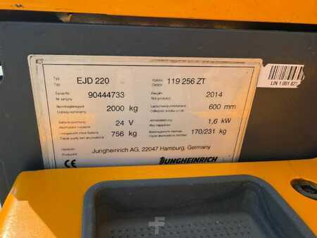 Hochhubwagen 2014  Jungheinrich EJD 220 Baujahr 2014 Akku 2023 Stunden 3358 (5)