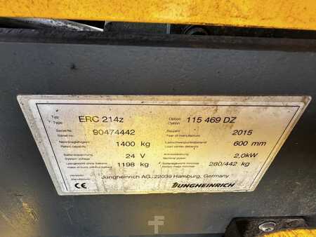 Apilador eléctrico 2015  Jungheinrich ERC 214z Baujahr 2015 HH 4,69M Triplex/ Initialhub (5) 