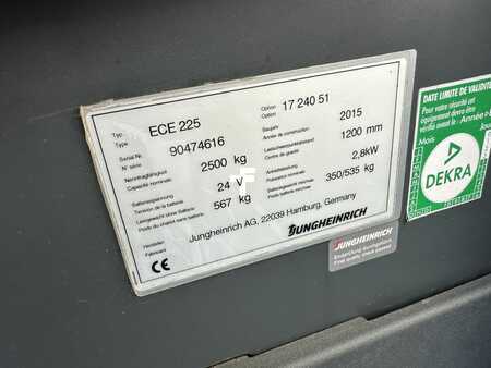 Horizontal-Kommissionierer 2015 Jungheinrich ECE 225 Baujahr 2015 Stunden 12166 Gabellänge 2,4M (4)