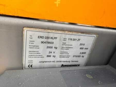 Magasemelésű béka 2017  Jungheinrich ERD 220 Baujahr 2015 HH 2100 Akku 2017 (4)
