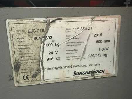 Pinontavaunu 2016  Jungheinrich EJC 216z Baujahr 2016 Akku 2016 Initialhub (7)