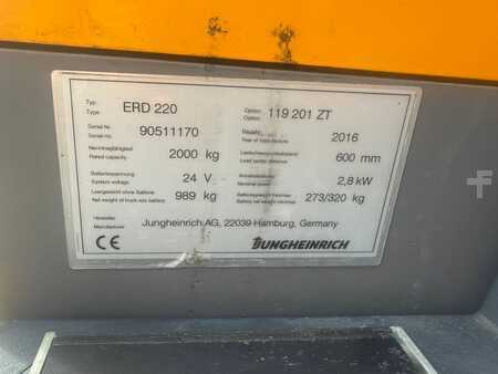 Hochhubwagen 2016  Jungheinrich ERD 220 Baujahr 2016/ Stunden 5313 HH 2100/ (6)
