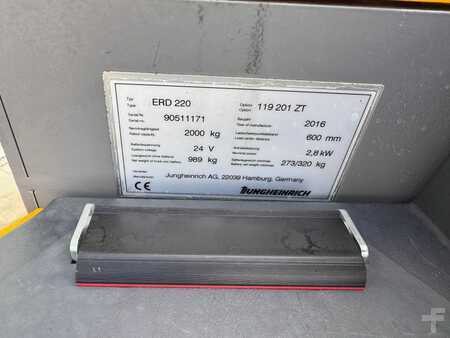 Hochhubwagen 2016  Jungheinrich ERD 220 Baujahr 2016 HH 2,1M Stunden 7175 (4)