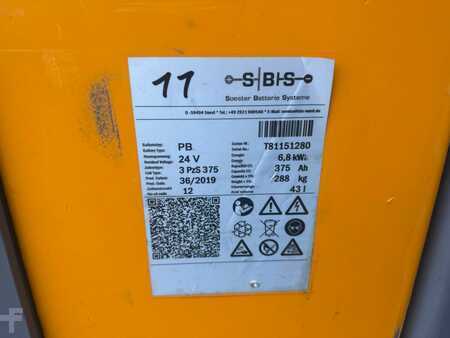 Magasemelésű béka 2016  Jungheinrich ERD 220 Baujahr 2016/HH 2,5M /Akku 2019 / Initialhub (9)