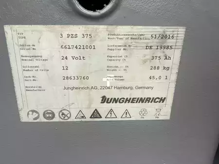 Hochhubwagen 2016  Jungheinrich EJC 214 Baujahr 2016 HH 2700 MIt Waage (9)