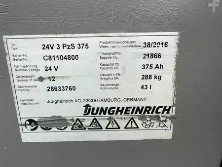 Hochhubwagen 2016  Jungheinrich EJC 214 Baujahr 2016 HH 2700 MIt Waage (9)