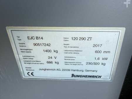 Gerbeurs 2017  Jungheinrich EJC B 14 Baujahr 2017 HH 2,9 M/ Nur 169 stunden (5)